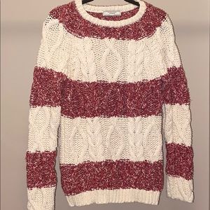 Zara Men’s cable knit Sweater